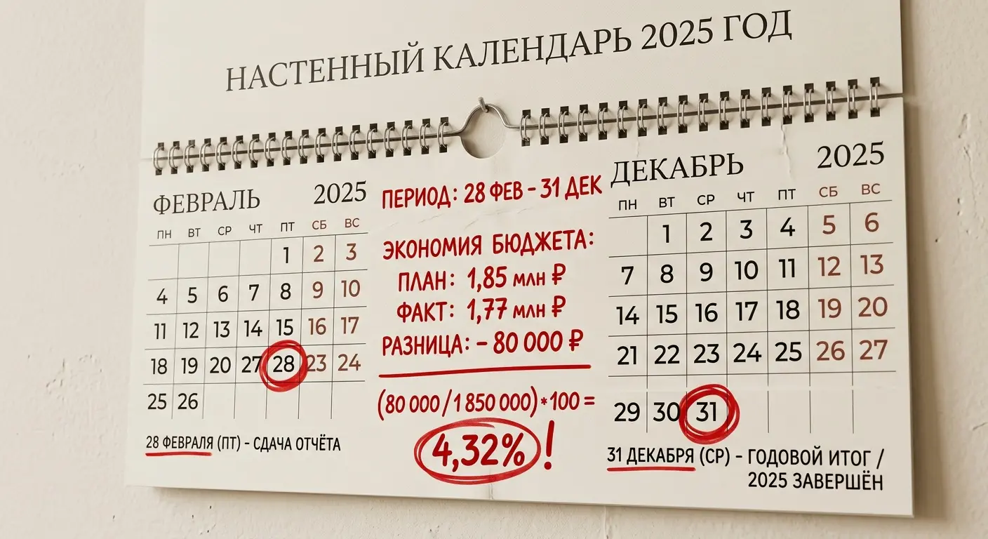 Календарь и рост цен — иллюстрация инфляции